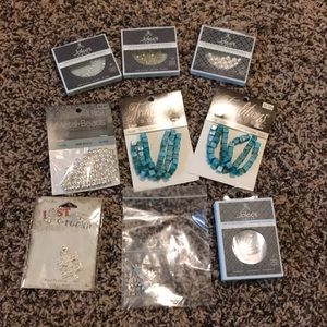 Assortment jewelry supplies/beads